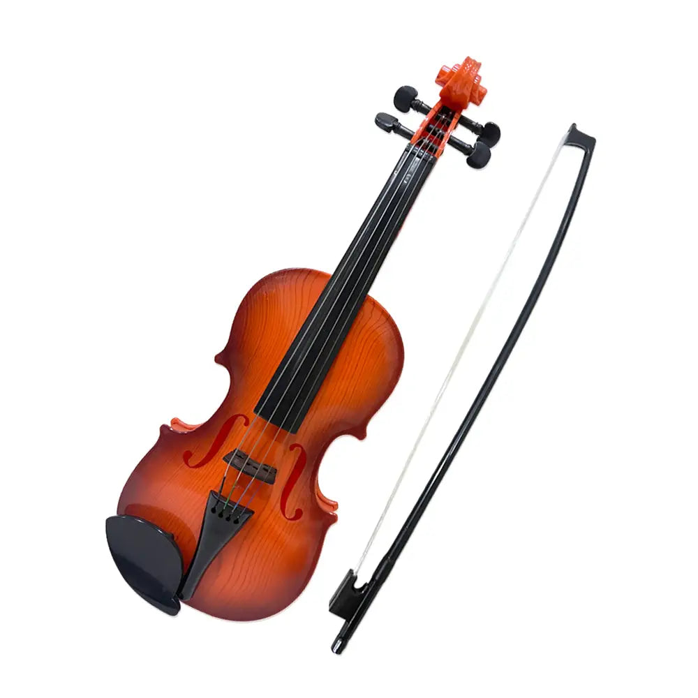 Simulated Violin Music Practice Violin Kit for Beginners Musical Instrument Exquisite Workmanship Performance Props Gifts