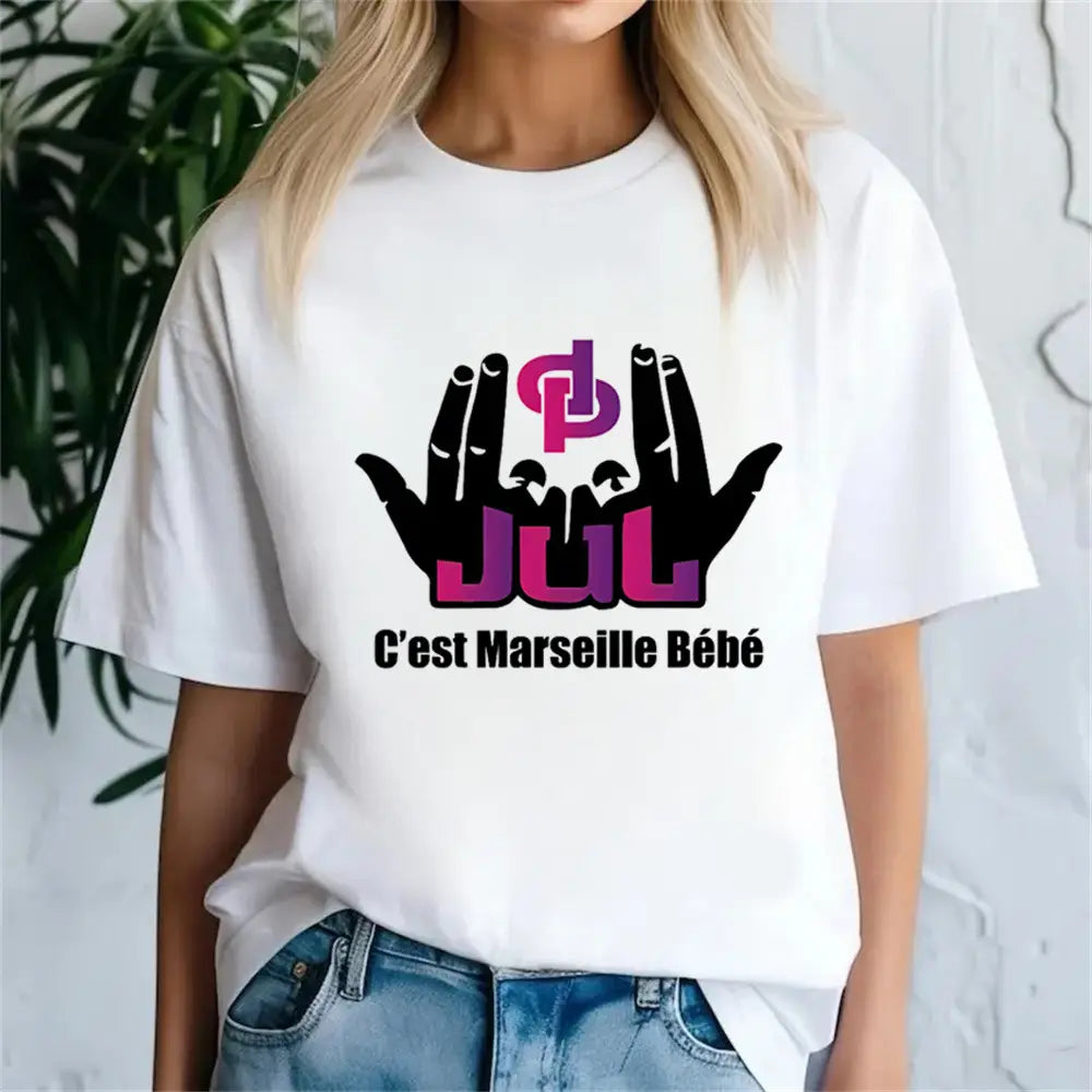 Jul t-shirt female kawaii Punk graphic Grunge tshirt Pastel women Y2k hip hop