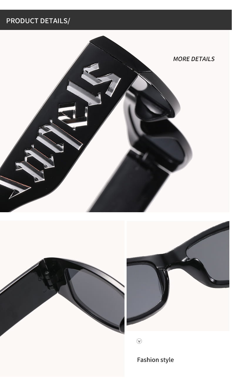 Hip Hop Small Classic Men Women Fashion Sunglasses Designer Square Brand Unisex Glasses Stylish Popular Trend Shades