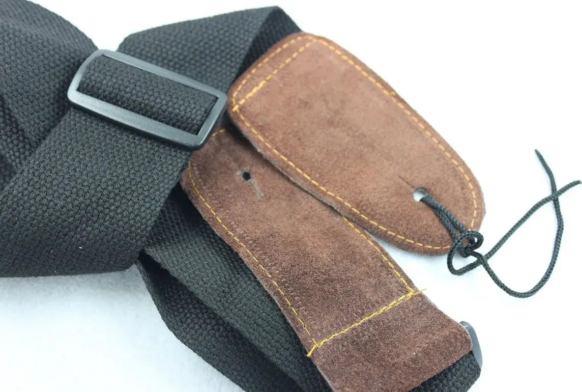1pcs Guitar Cowhide Head Cotton Strap Electric Guitar Folk Acoustic Guitar Universal Musical Instrument Carrying Accessories