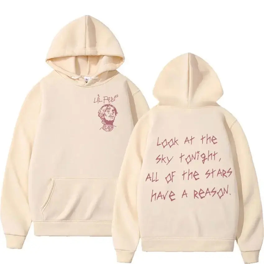 Rapper Lil Peep Tour men’s concert hooded sweatshirt hip-hop fashion hoodie casual long sleeved gothic streetwear hooded