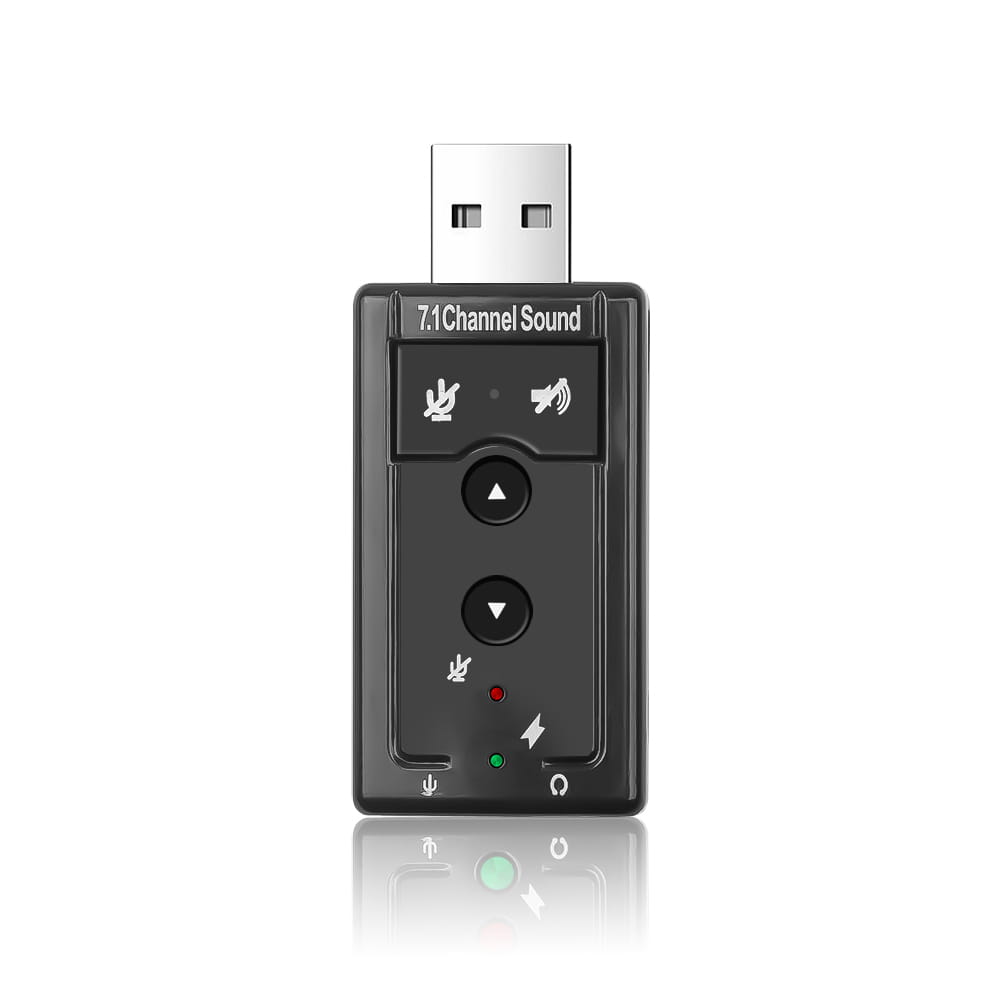 USB Sound Card External Mini Sound Card USB to 3.5mm Interface Stereo Audio Adapter for Win 7 8 Android Speaker Laptop Headset