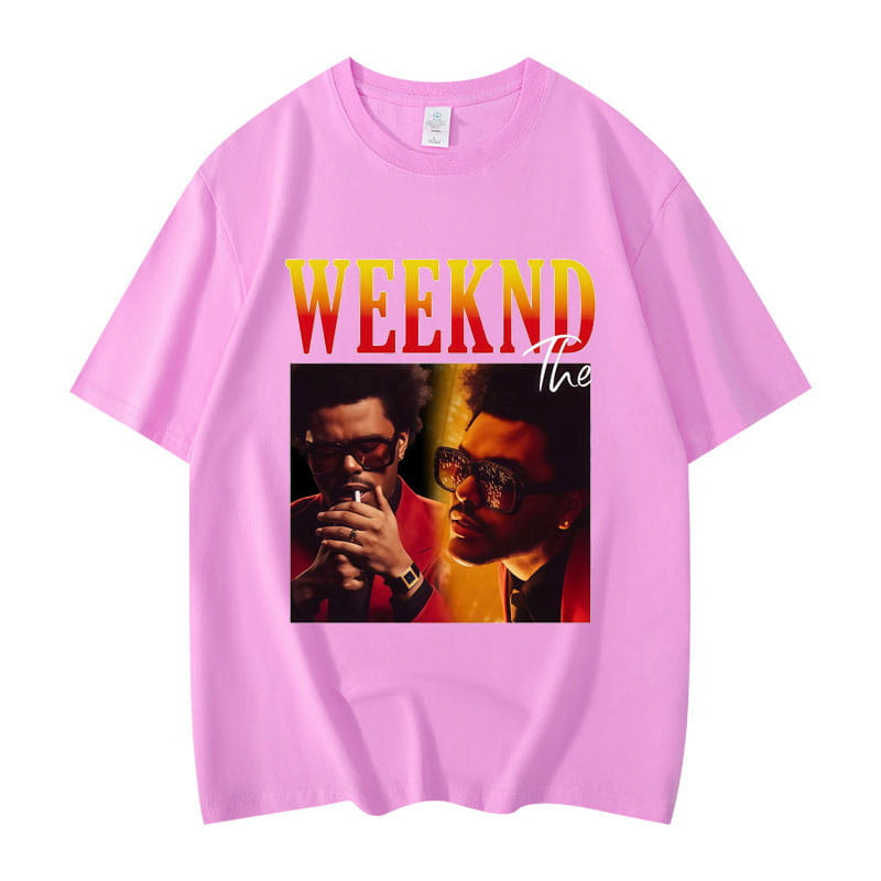 Rapper The Weeknd Graphic T Shirts Men Women Clothing Hip Hop Fashion Short Sleeve T Shirt High Quality Cotton Oversized T-shirt