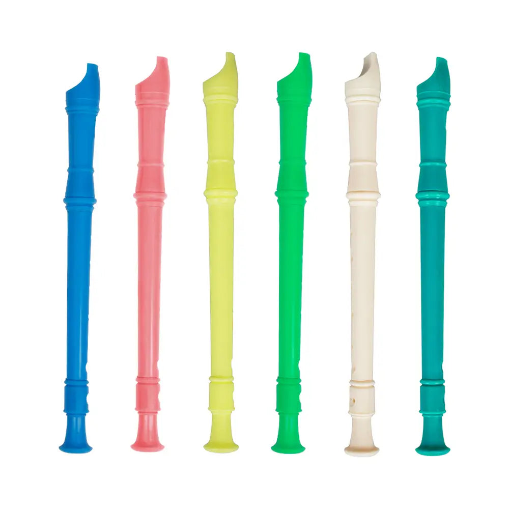 8 Hole Clarinet Long Flute J32 ABS Vertical Flute Musical Instrument Music Education with Cleaning Stick for Children Beginner
