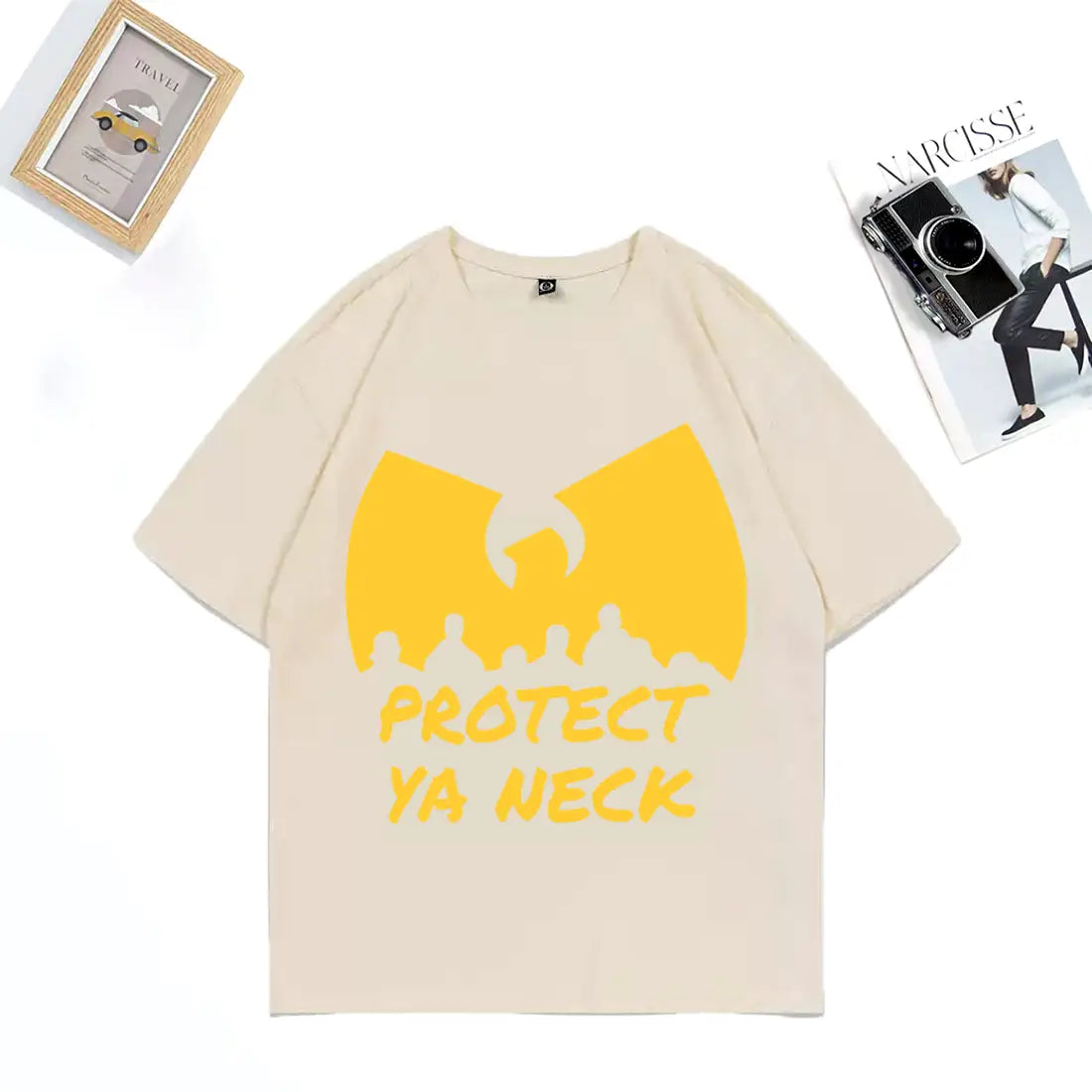 Hip Hop Années 90 Wu Clan T-tangs Print T-Shirt Men Women’s NEW Streetwear Vintage Cotton Clothes Tops Casual Oversized T Shirts