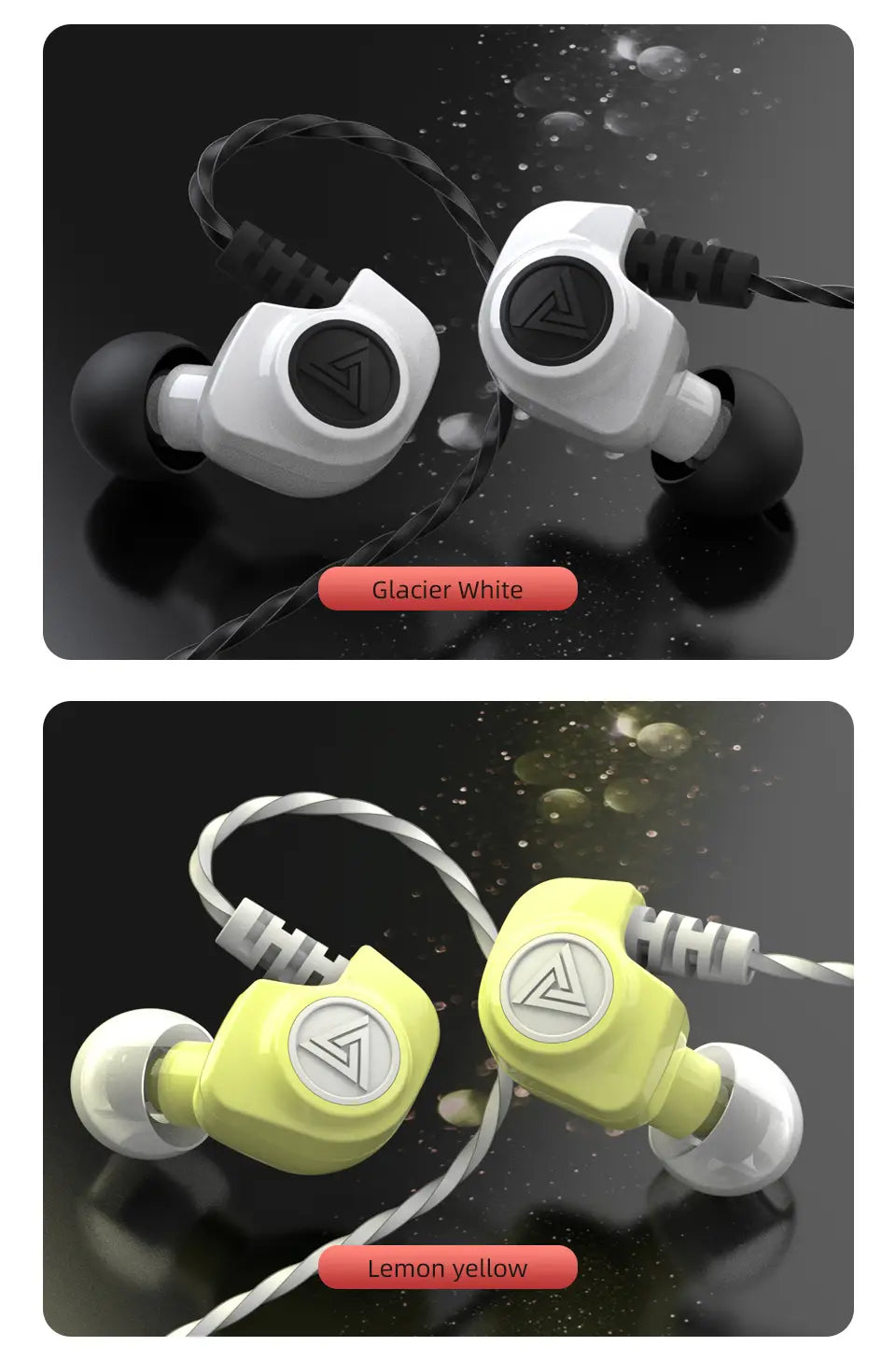 Original QKZ SK5 Wired Earphones In-ear 3.5mm AUX With MIC Noise Reduction HD Call HIFI For Game Music Sports Fashion Design