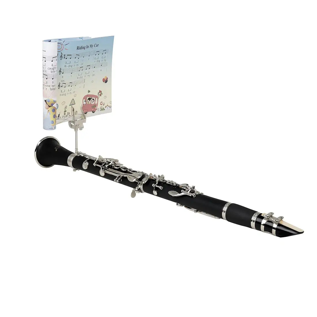 Music Stand Clarinet Trumpet Flute Winds Saxophone Baritone Portable Marching Sheet Music Stands Beginner Practice Accessory
