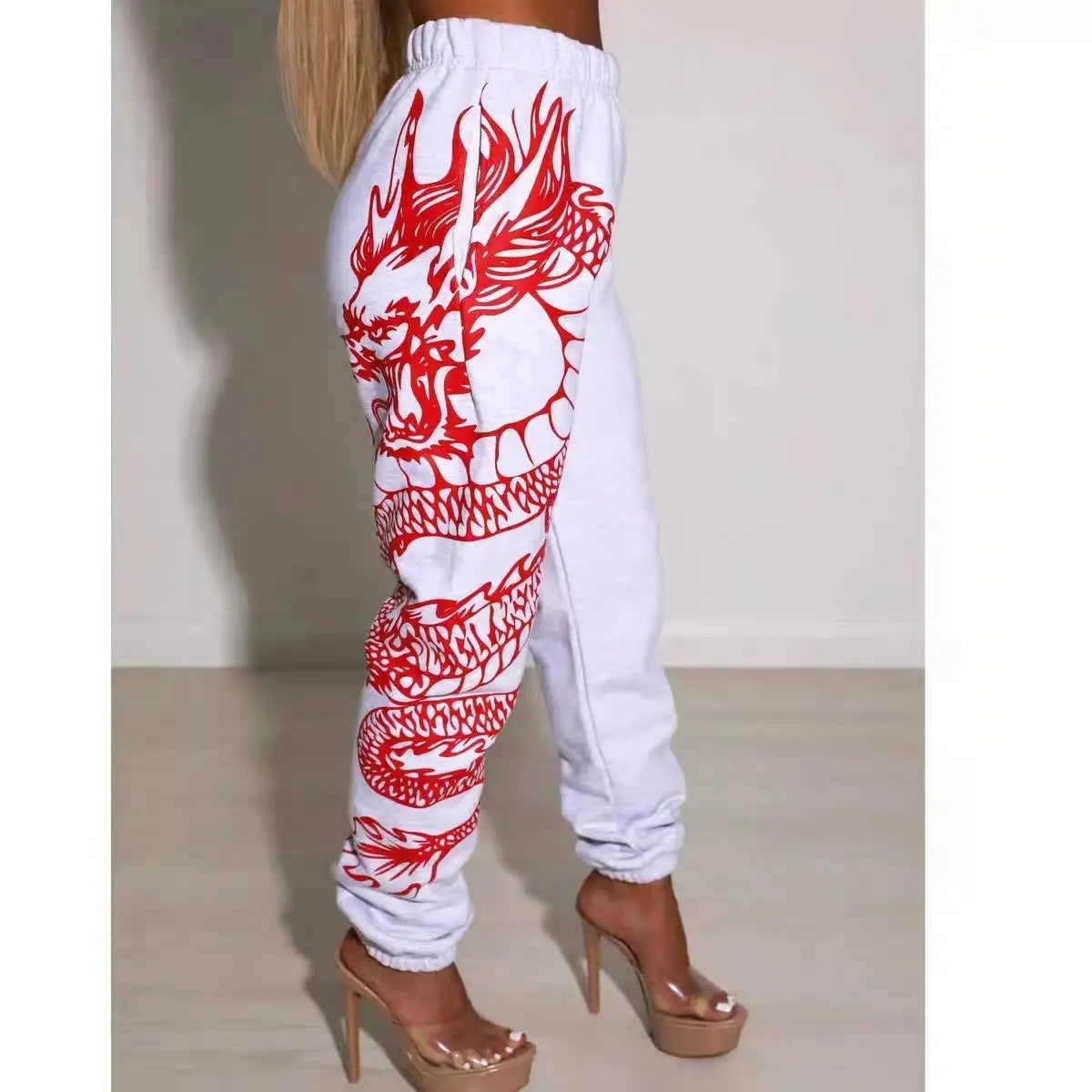 2025 New Summer Hip-hop Graphic Sweatpants Women’s Jogger Trousers Harajuku High Waist Loose Casual Pants Sweatpants Women