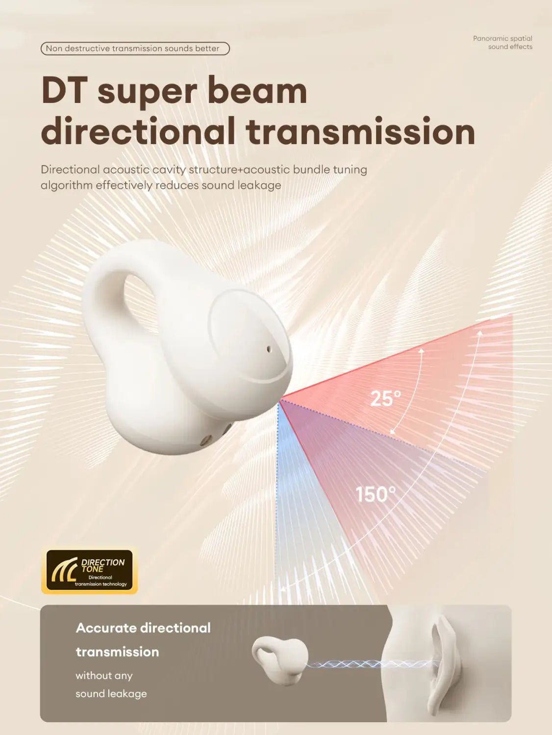Original Lenovo LP25 Wireless Bluetooth V5.4 Earphones ENC Noise Reduction For HD Calls Headphones Deep Bass Sound Music Earbuds