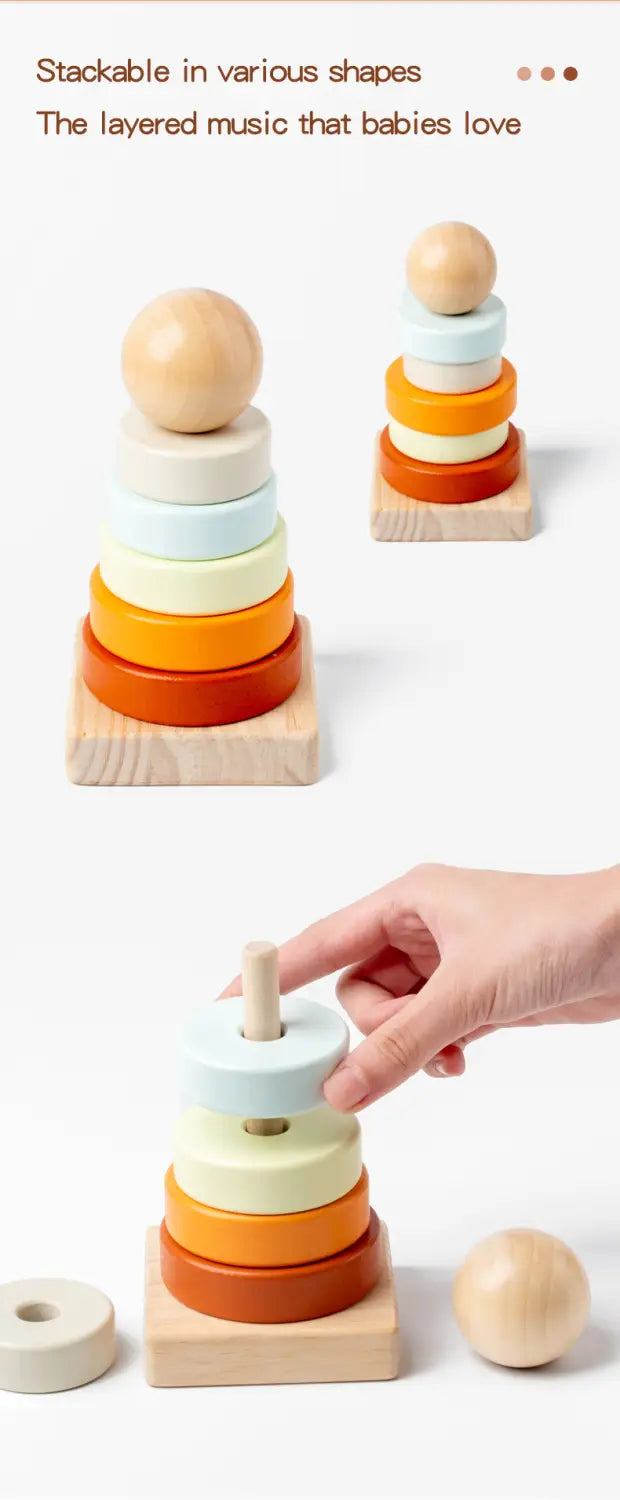 Musical Instrument Toy Set 3-6 Montessori Early Learning Gift Wooden Educational Tools for Kindergarten Music Perfect as a Gi