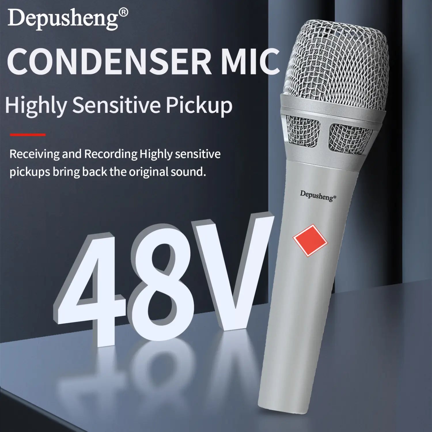 Professional Studio Condenser Microphone USB Audio Interface Sound Card Bundle Kit Podcast Equipment Set Recording Mic