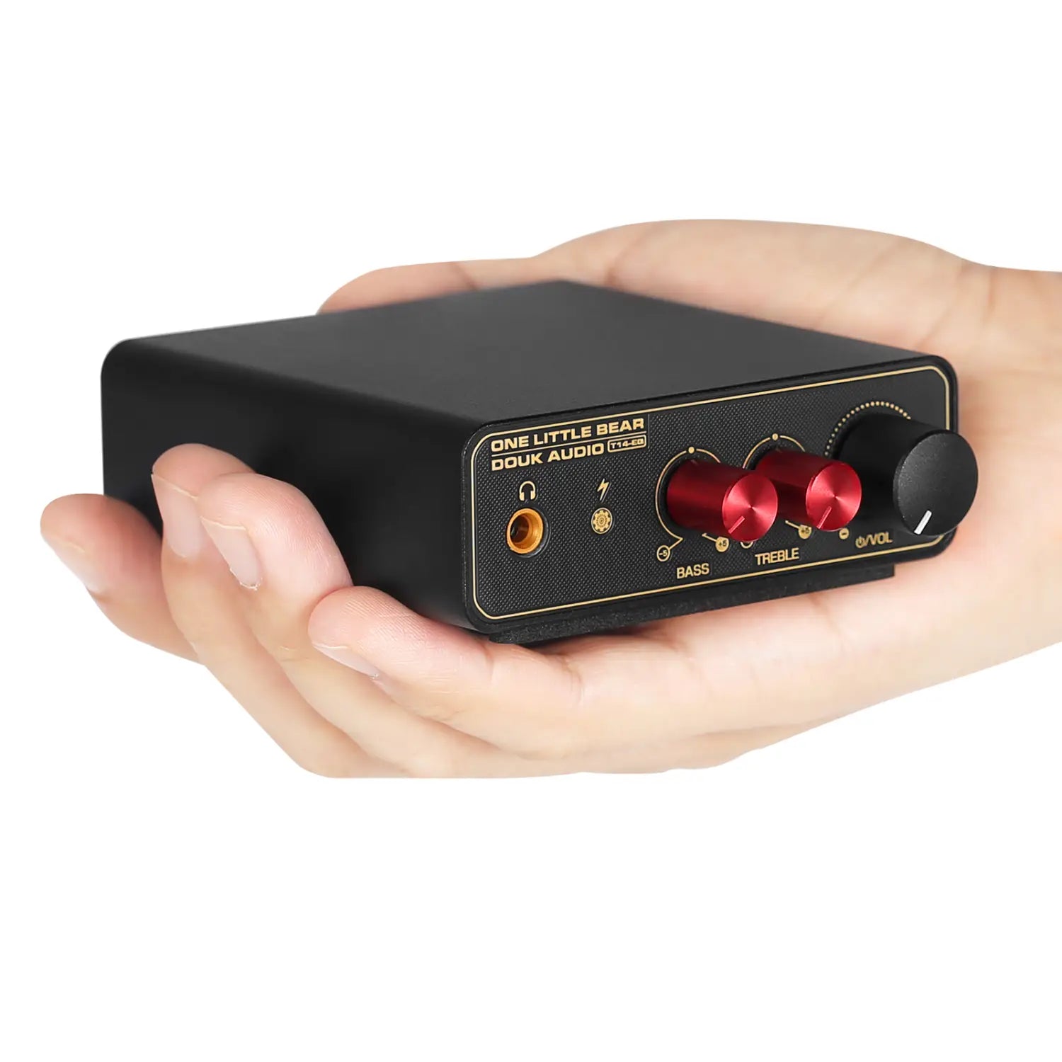 Douk Audio T14-EQ Stereo RIAA MM/MC Phono Stage Preamp Home Turntables Preamplifier with 3.5mm Headphone Amp