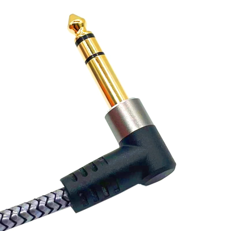 6.35mm to 6.35mm Guitar Cable 1m or 2m Professional Wire Amp Cable Instrument Cable for Electric Guitar