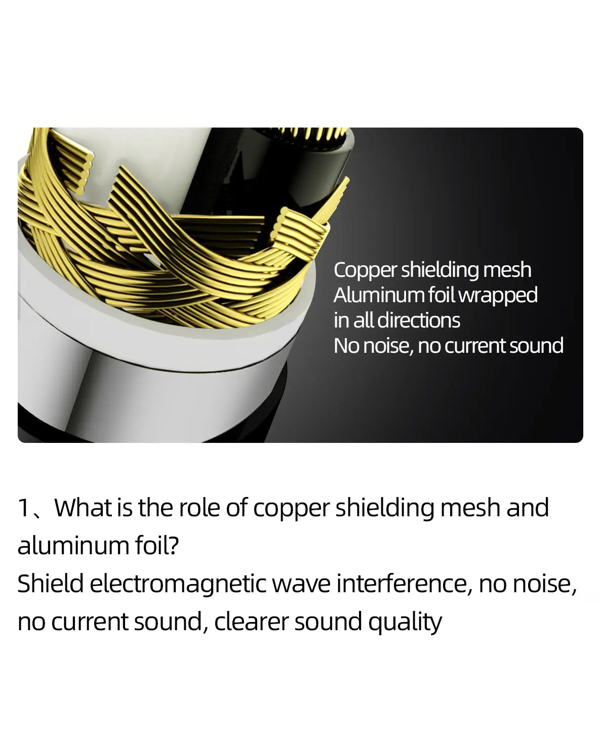 ATAUDIO HiFi EU Power Audio Cable High Quality 6N OFC Double Shielded with Gold-plated Plug AC Power Kabel for Speaker Amplifier