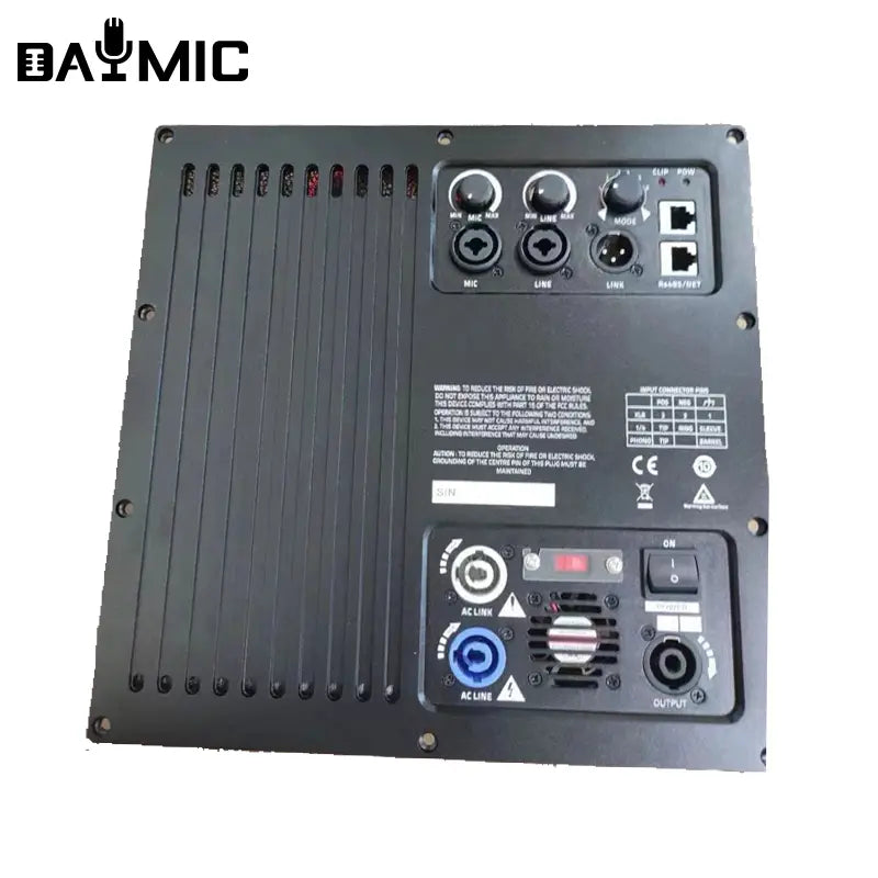 Professional OEM 15 Inch Speaker Audio Active Speaker Studio Audio Equipment 1000W Amplifier Module DJ Bar Church Speaker