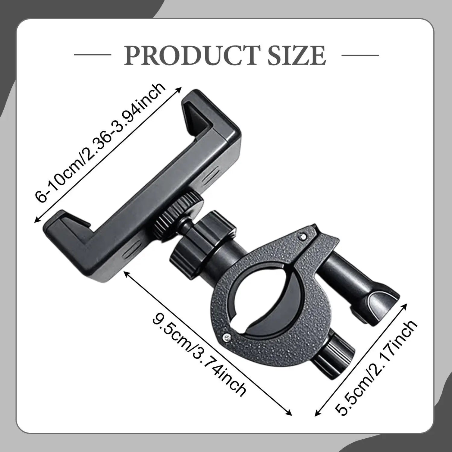 Marching Band Music Lyre Phone Holder Mount Trumpet Lyre Phone Stand for Musical Instrument Sheet Musics Viewing Saxophone Sax