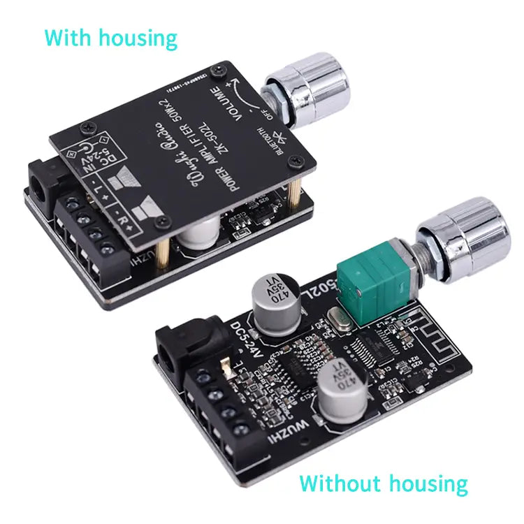 Audio Speakers DIY Bluetooth 5.0 High Power Digital Amplifier Stereo Board 50W + 50W AMP Amplificador Audio Home Theater