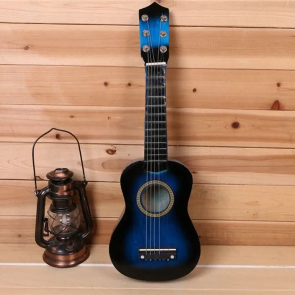 Solid Wood Children’s Guitar Classical Adjustable String Knob Children’s Instrument Toy High Sound Quality Durable