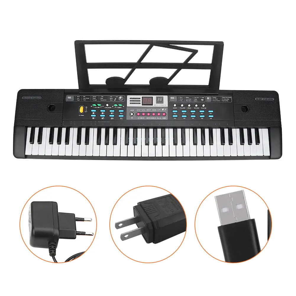 Electronic Keyboard 61 Piano Keys Children Toys Beginner Microphone Musical Instrument 61 Keys Keyboard Electronic Keyboard