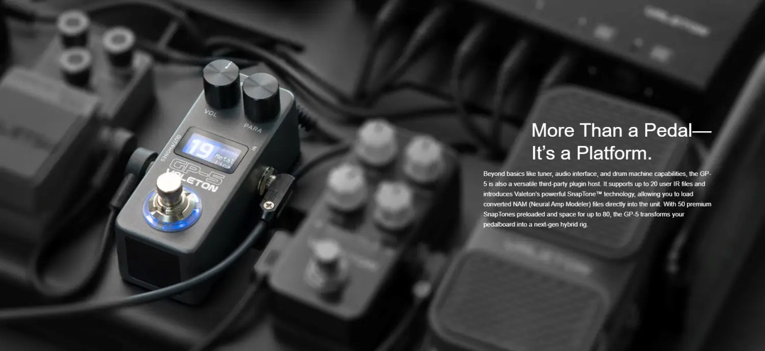 Valeton GP-5 electric guitar mix bass single cabinet analog drum machine sound card recording Chinese language version