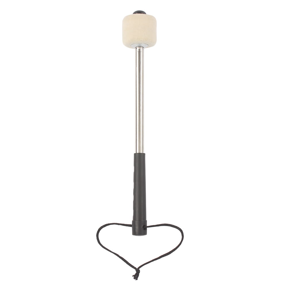 Bass Drum Mallet Professional Marching Bass Felt Head Drumsticks with Hanging Rope Musical Instrument Accessories for Drummers