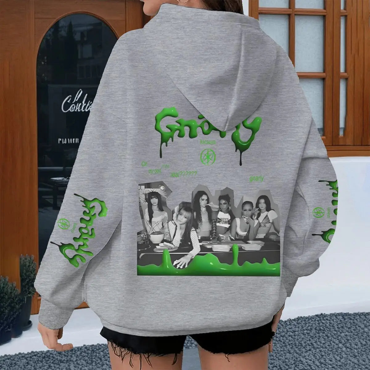 Street Style Katseye Women’s Hoodies Hip Hop Pop Music Band Katseye Streetwear Long Sleeve Spring Autumn Unisex Hoody Gifts