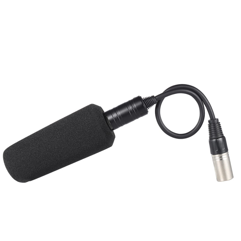 Video Recording Microphone Interview Stereo Condenser Unidirectional Mic for Sony Panosonic Camcorders--XLR Interface