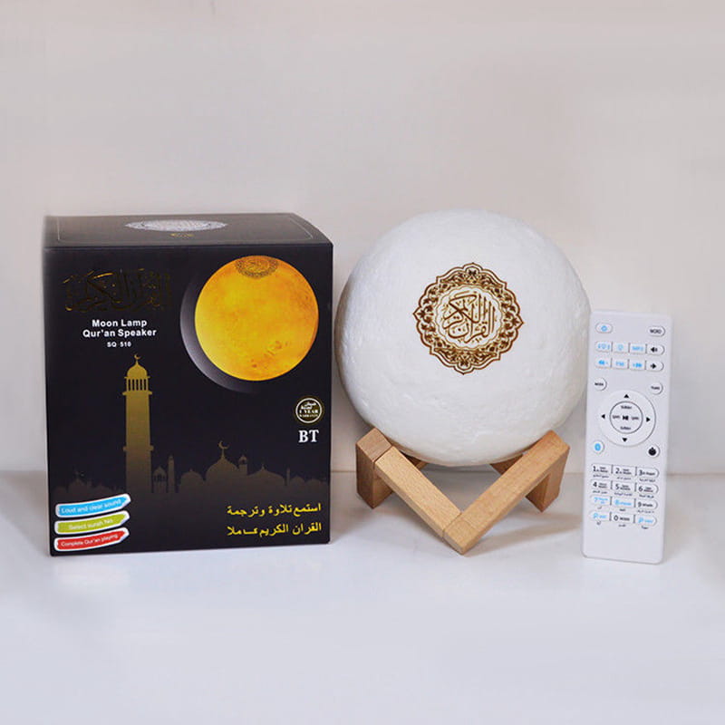 Bright Quran Azan Muslim Koran Bluetooth Speaker Portable Night Light Holy Lamp Sound Box Music Wireless Caixa De Som Bocina Mp3