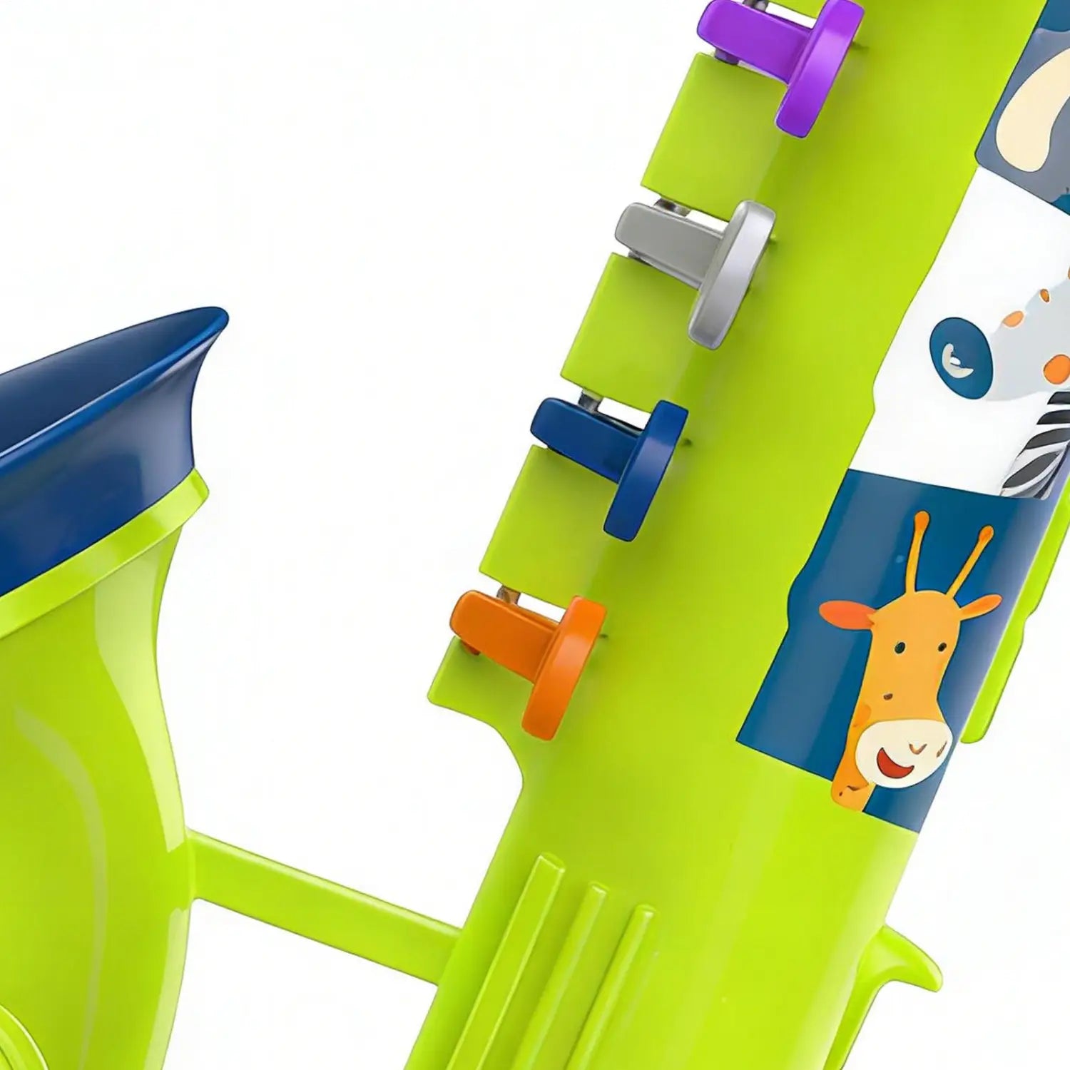 Kids Saxophone Toy 8 Key Educational Musical Instrument for Beginners Children Music Learning Preschool Classroom Birthday Gift