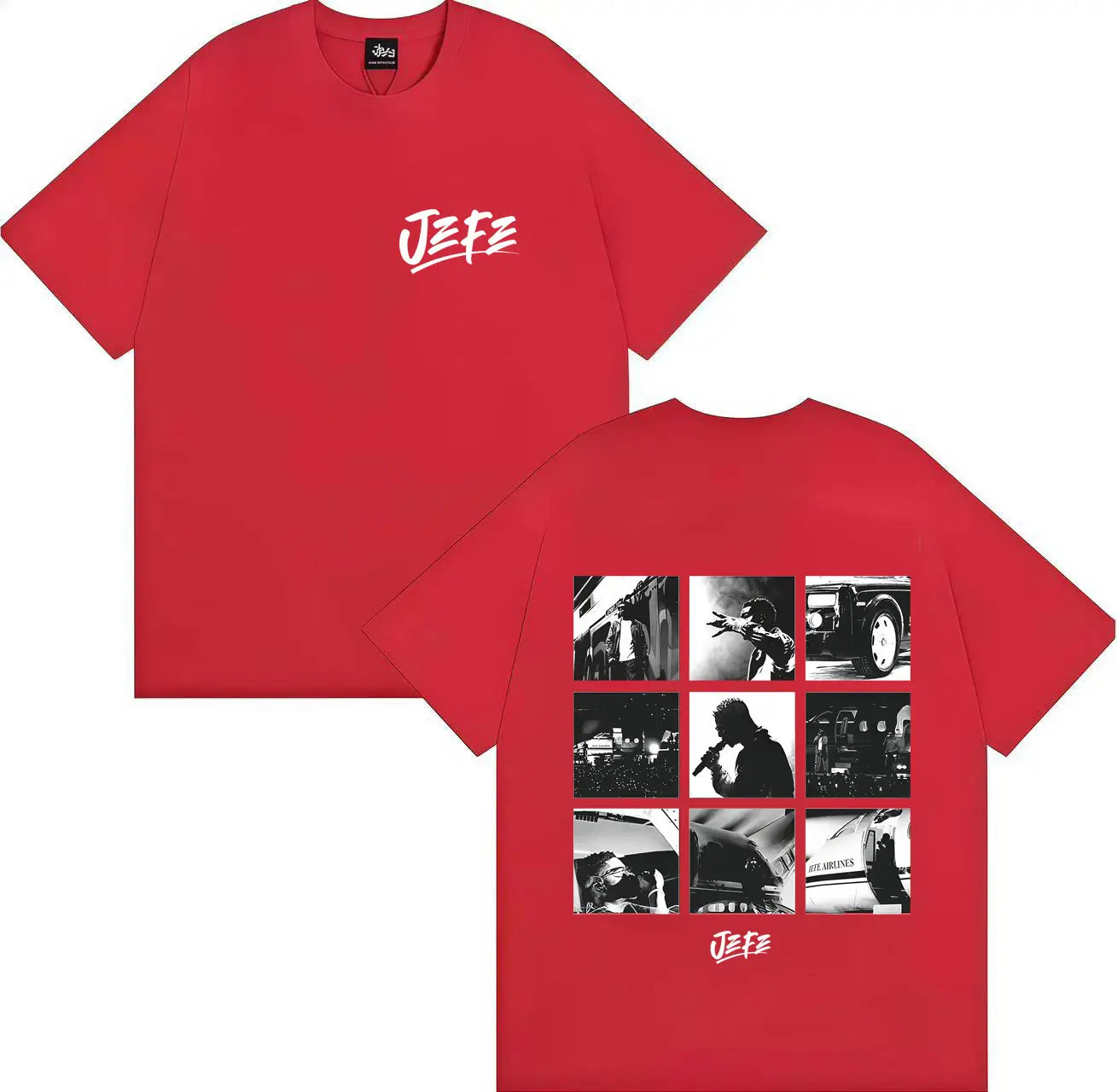 Hot Sale Rapper Ninho Jefe Harajuku Tshirt Men Women Hip Hop Fashion Summer Casual Short Sleeve Cotton Y2K T Shirt Tops Teenager