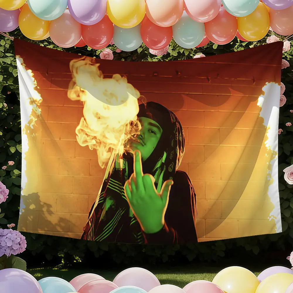 Yeat Singer A DANGEROUS LYFE Flag Suitable For Birthday Parties Living Room Bedroom And Outdoor Camping Decorations