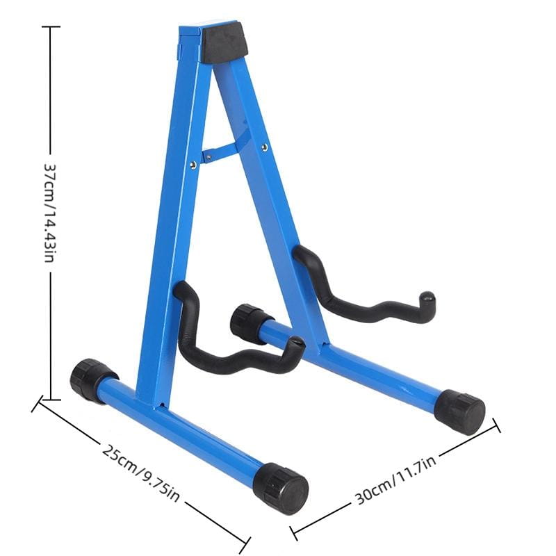 New Universal Electric Guitar Stand Musical Rack Holder Folding A Frame Instrument Stand For Electric Bass Guitar Parts Accessor
