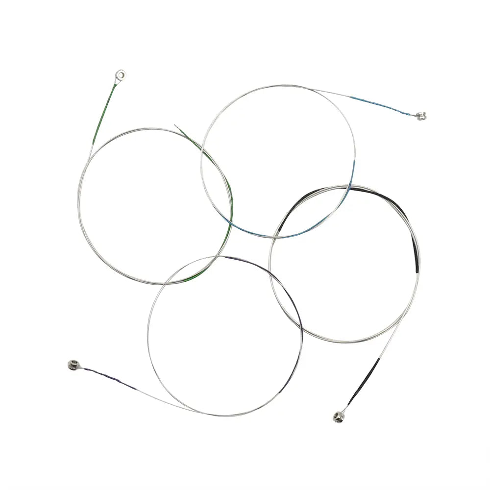 Professional Violin Strings (E-A-D-G) Nickel Silver Wound for 4/4 3/4 1/2 1/4 Violin Musical Instrument Parts & Accessories