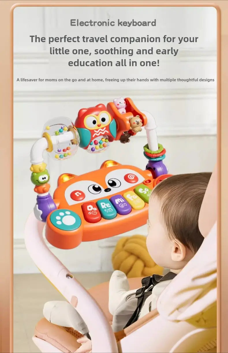 Electronic Keyboard Multifunctional Baby Mini Piano with Lights Music Toddlers Musical Instruments Educational Toys Kids Gifts