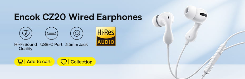 Baseus C17 Wired Earphone Type-C with Mic in-ear Wired Headphones For Xiaomi Samsung NOTE 10 NOTE 20 S21 S20 Cellphone Headsets