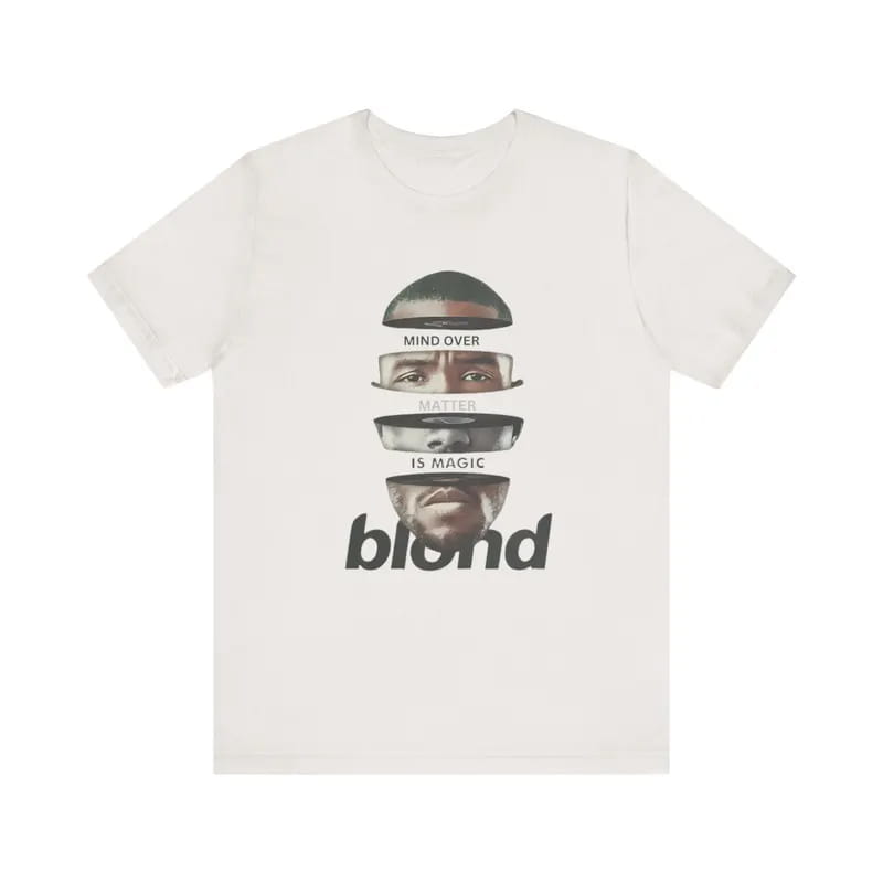 Rapper Frank Retro Graphic T Shirt Men’s Hip Hop Ocean Album Clothing T-Shirts Y2k Unisex Blond Fashion Oversized Cotton T-shirt
