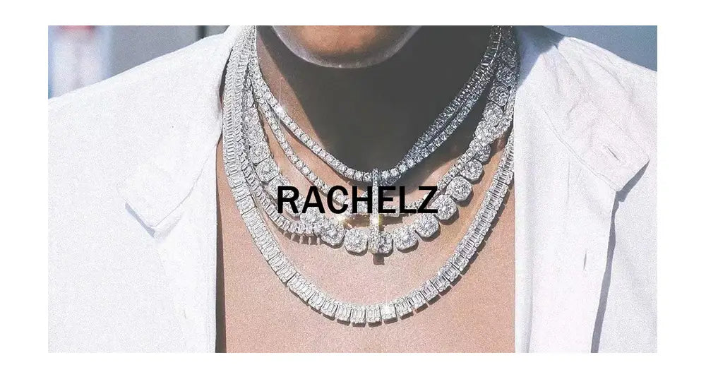 RACHELZ Hip Hop 10/10 Iced Out CZ Stone Teeth Grillz Punk Rapper Cubic Zirconia Tooth Caps For Women Men Jewelry Christmas Gift