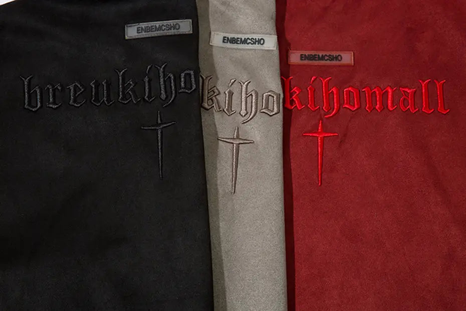 Hip Hop Suede T Shirts Letter Embroidery Oversized Harajuku Streetwear Tshirts 2023 Men Summer Loose Casual Tee Shirt Tops