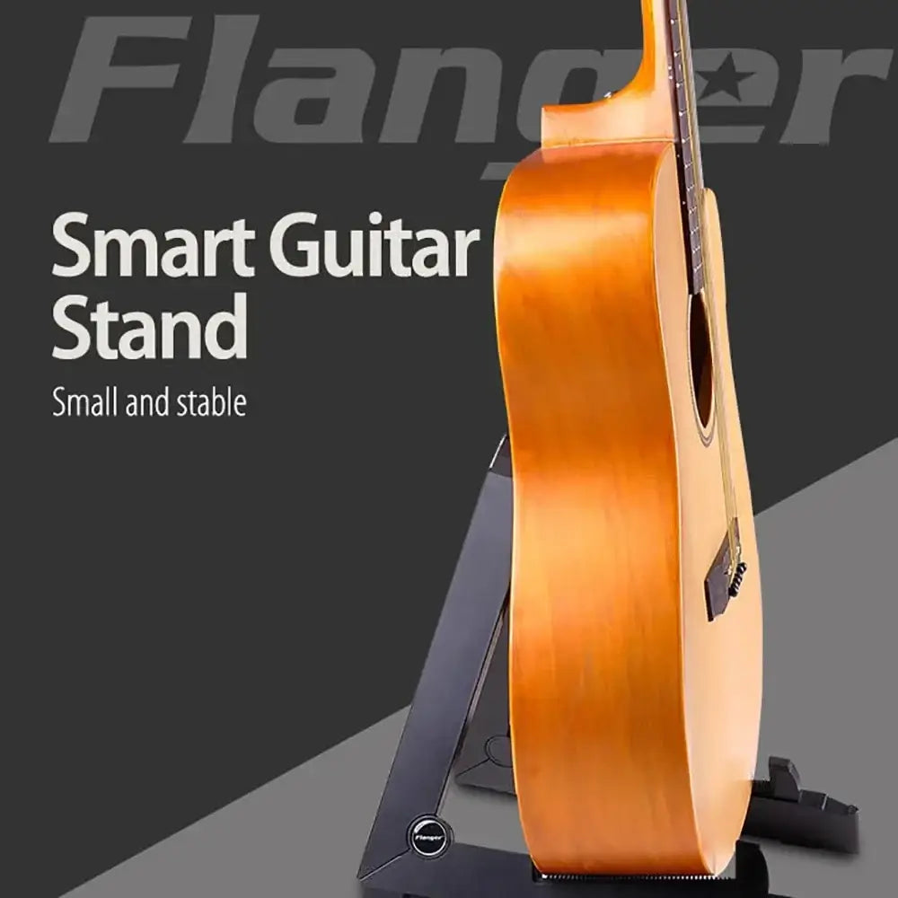 Flanger FL-01 Portable Guitar Stand Foldable Tripod Holder Rack for Electric Acoustic Classical Guitar Bass Ukulele Violin