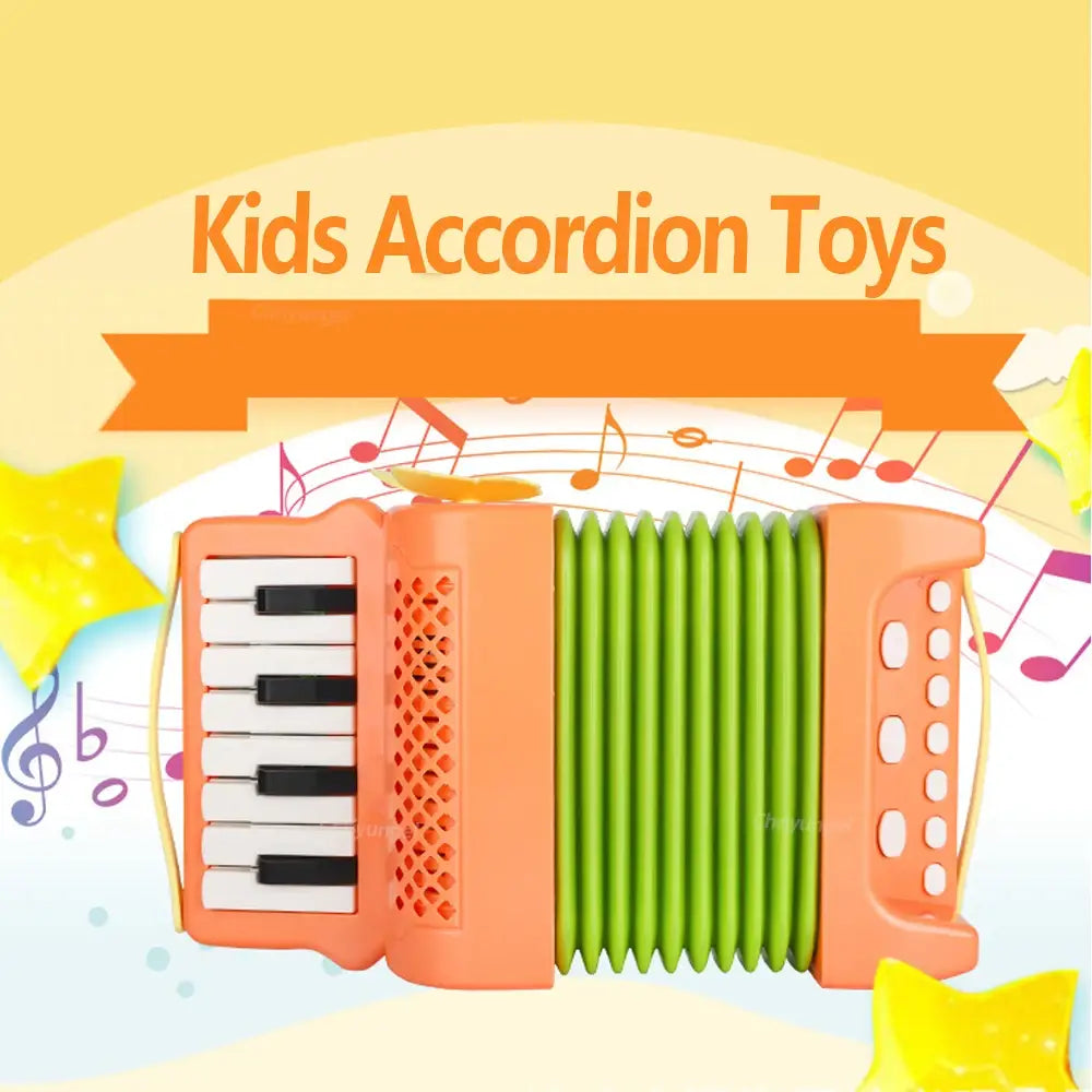 Accordion Toy for Toddlers Musical Instrument Educational Toys Children’s Music Interest Development Gifts for Kids Boys Girls