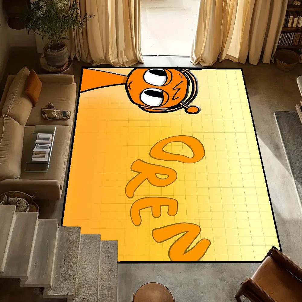 S-Sprunki Incredibox Door Mat Anti-Slip Kitchen Bedroom Music Game Handmade Tufted Rug Carpet Living Room Entrance Decoration