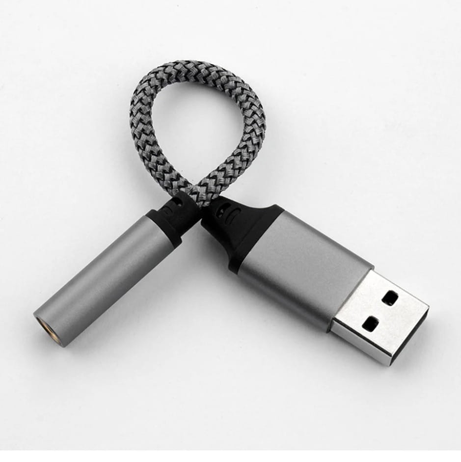 3.5mm Jack Female USB External Sound Card Audio Adapter Headphone Micphone Sound Adapter for PC Laptop USB to 3.5mm Audio Cable
