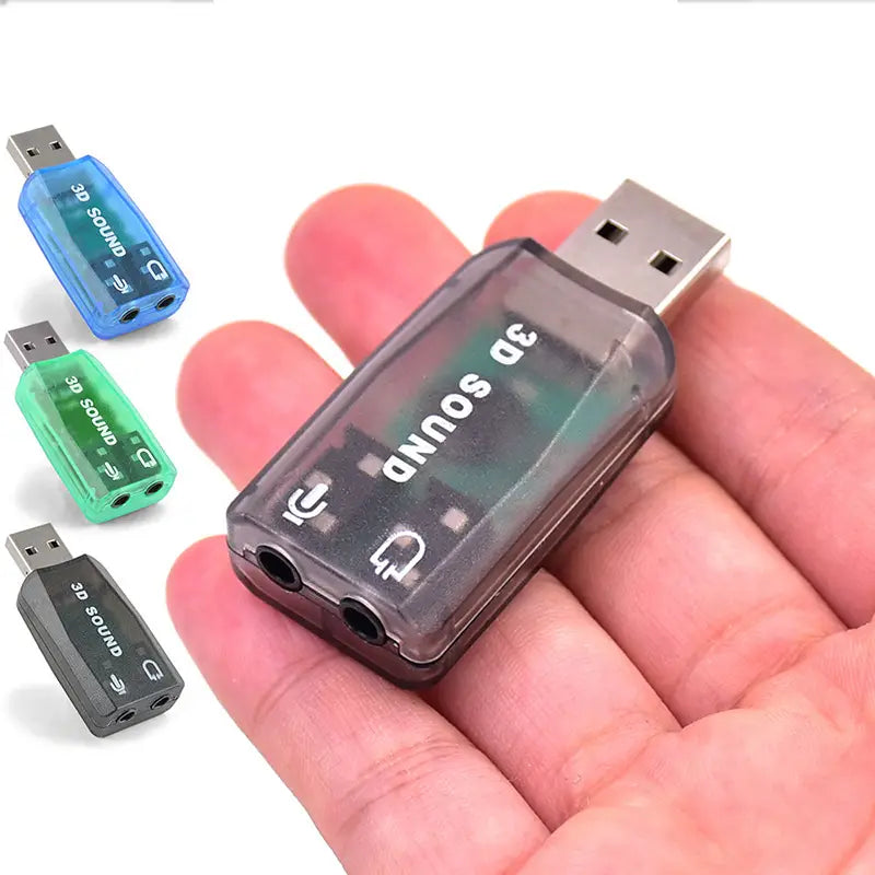5.1 Sound channel USB independent sound card External computer to replace PCI notebook usb sound card USB to audio interface