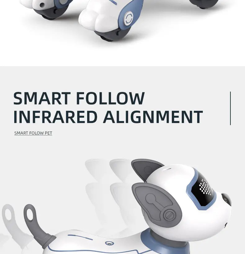Intelligent Remote Control Robot Dog Electronic Stunt Voice Command Programmable Touch-sense Music Song Children’s Toys for Boys