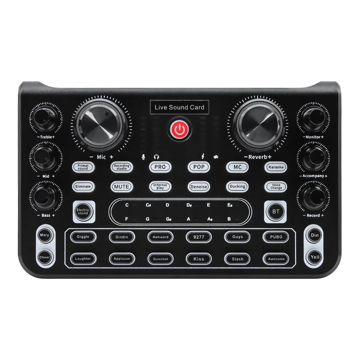 X60 Sound Card English Version Professional Sound Cards Audio Mixer For Karaoke Broadcast KTV Singing Live Sound Studio Mixer