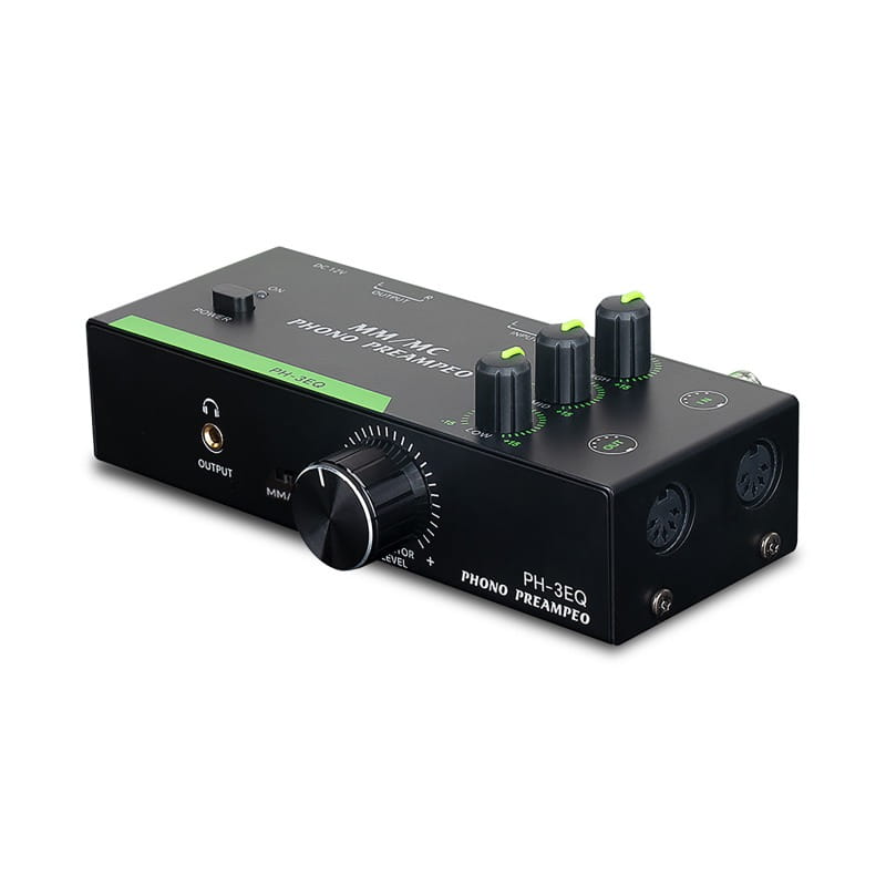 Versatile Turntable Amplifier Professional MM MCs Phonoes Preamp With Adjustable 3 Band EQs For Vinyls Record Player Systems