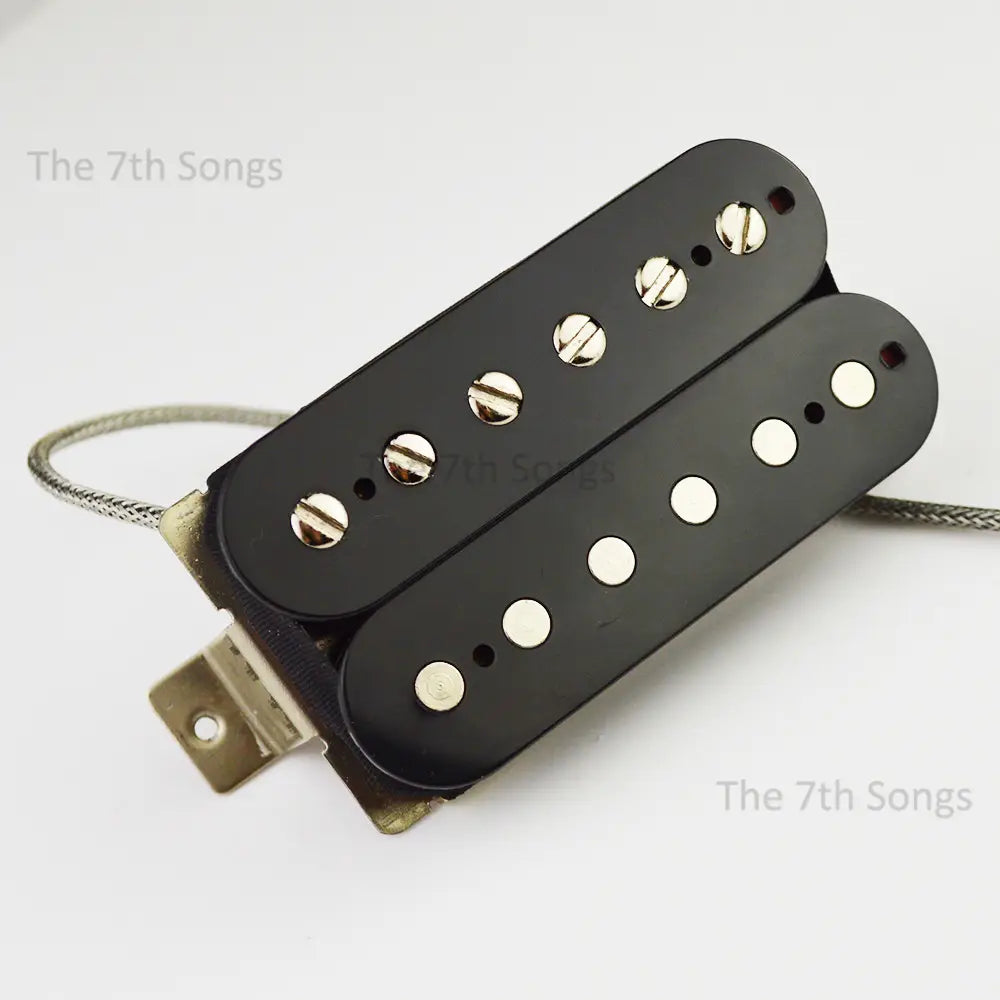 1959 PAF G Alnico 4 Alnico 5 Humbucker LP Electric Guitar Pickup Plain Enamel Wire 49.2mm Spacing 2-Conductor Braided Leadd