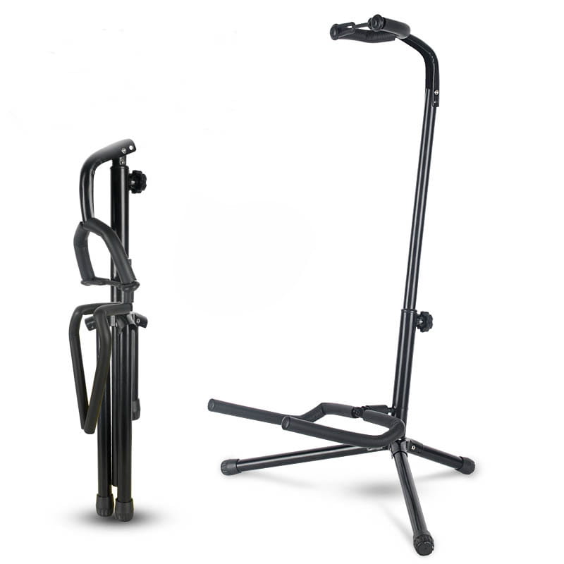 Vertical Guitar Stand Folding Liftable Folk Electric Guitar Display Stand Ukulele Pipa Bass Floor Stand Instrument Accessories