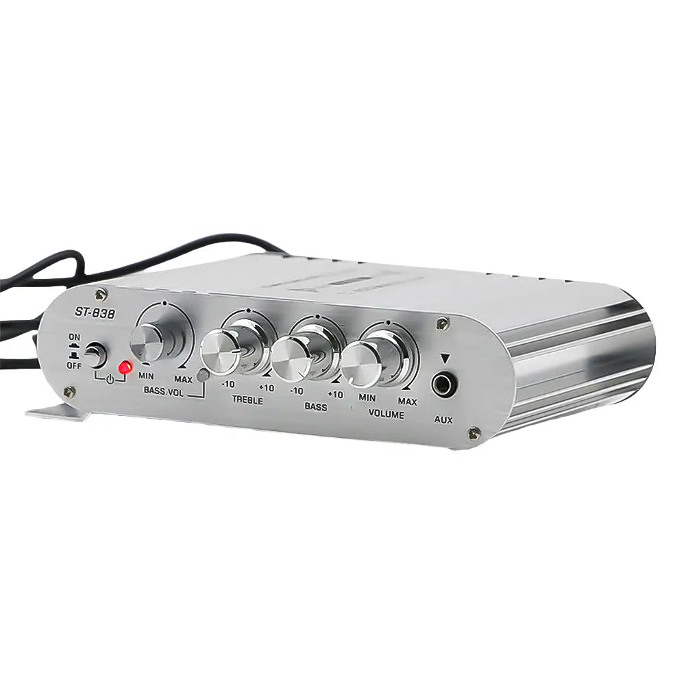ST-838 Home Theater Amplifiers HiFi 2.1 Channel Power Amplifier Stereo Bass Sound Car Home Amp Media Player Subwoofer Amplifier
