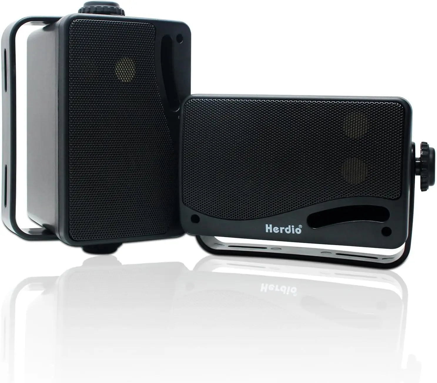 Herdio 3.5’’ Outdoor Bluetooth Speakers Waterproof 200W 3 Way Upgrade Premium Wall Mount Speakers Durable Mountable Loud Sound